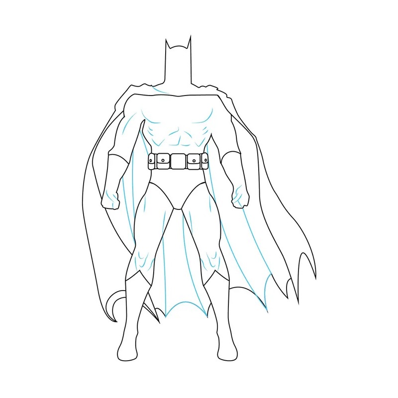 Easy Batman drawing tutorial