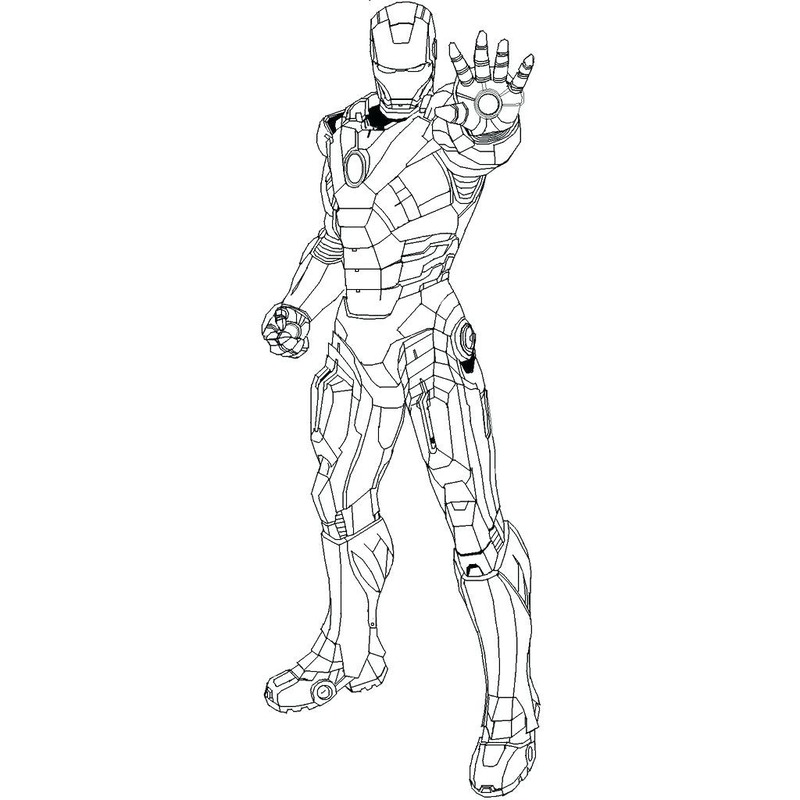 Iron Man printable