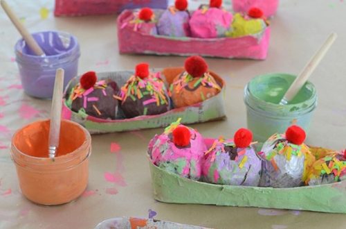 paper mache food