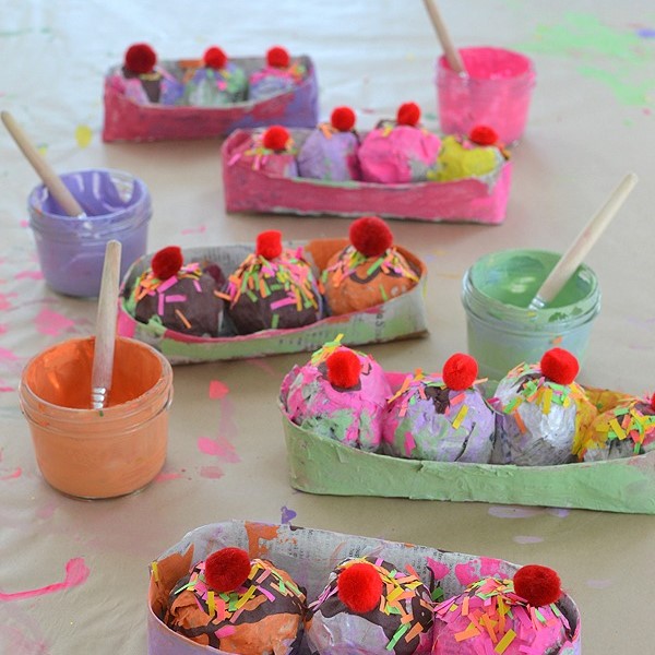 paper mache food