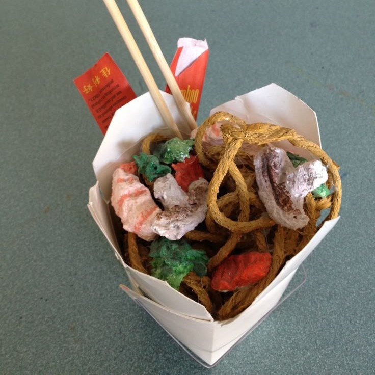 paper mache food