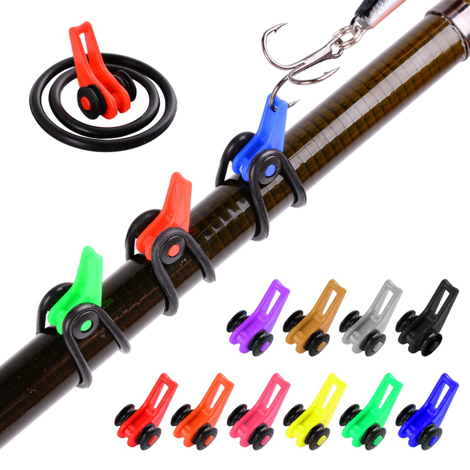 how to put hook on fishing rod