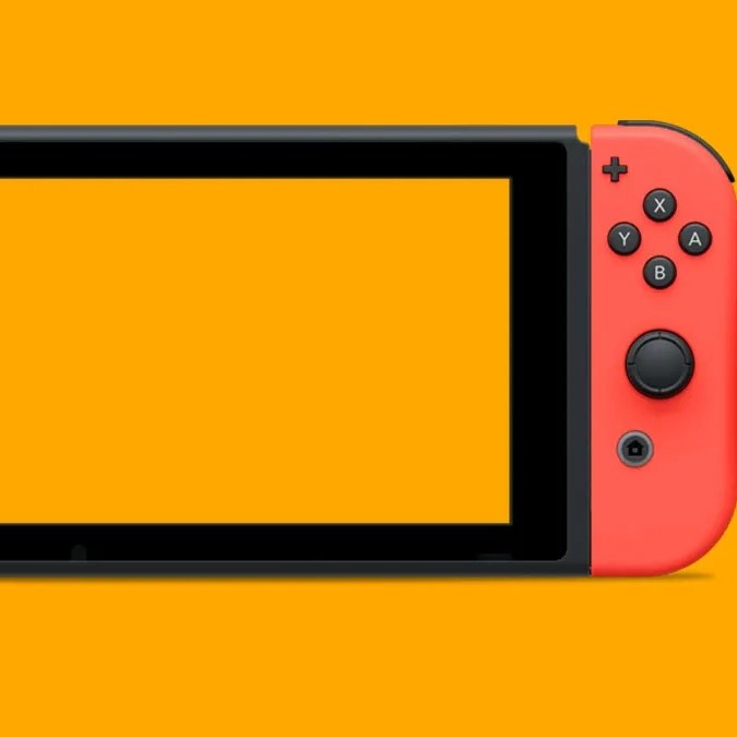 nintendo switch screen orange