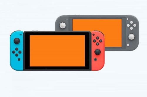 nintendo switch screen orange
