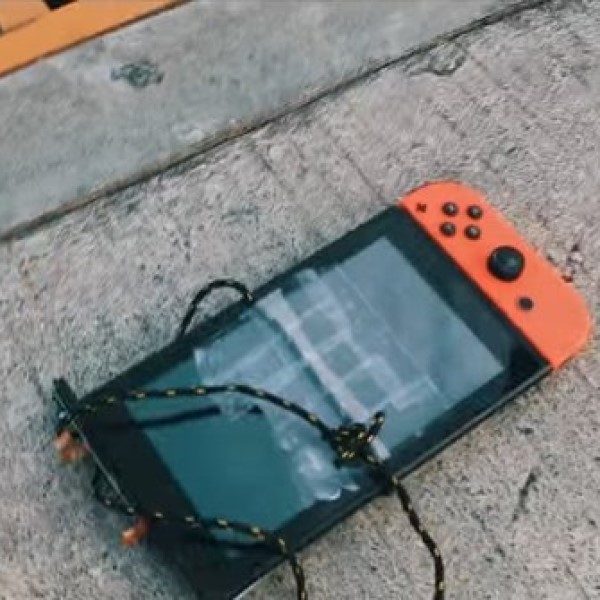 nintendo switch screen orange