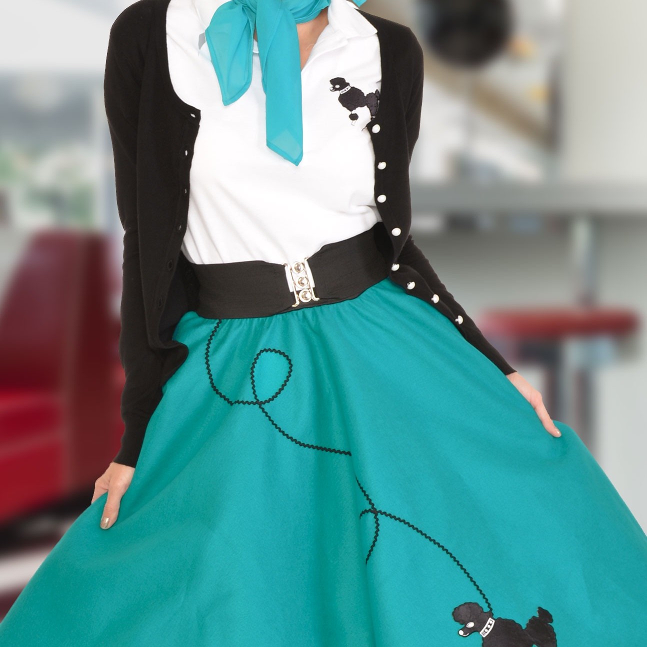 50’s poodle skirt era
