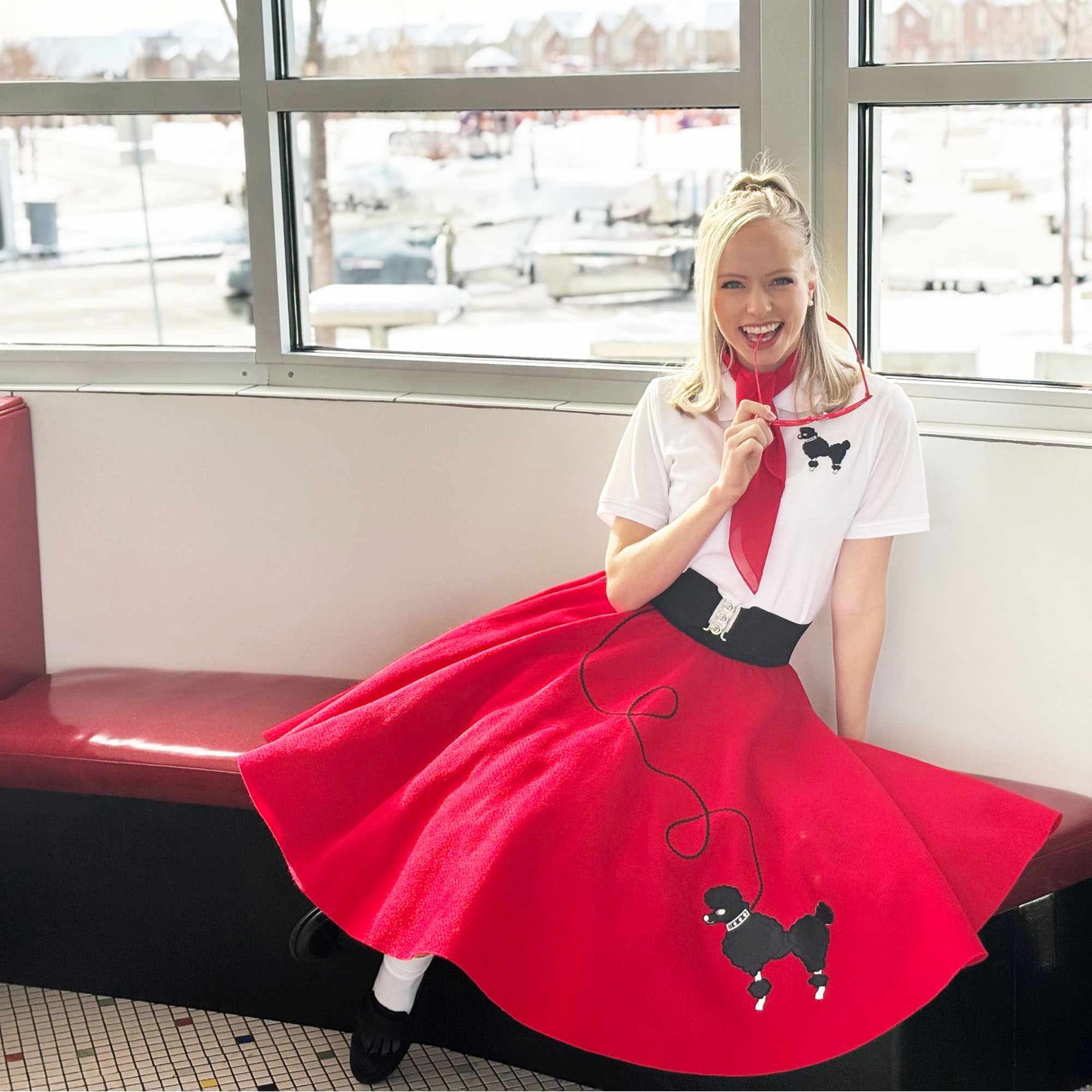 50’s poodle skirt era